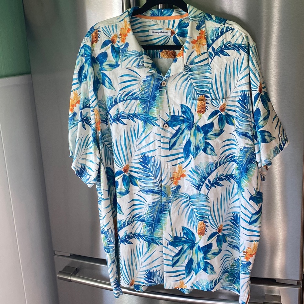 Tommy Bahama Silk Shirt XXL
